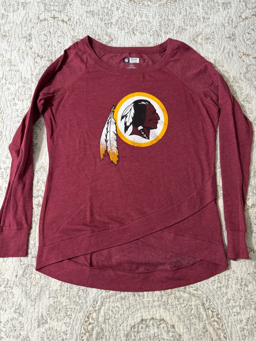 NFL Women's Redskins  Team Apparel Long Sleeve Tee - size Medium